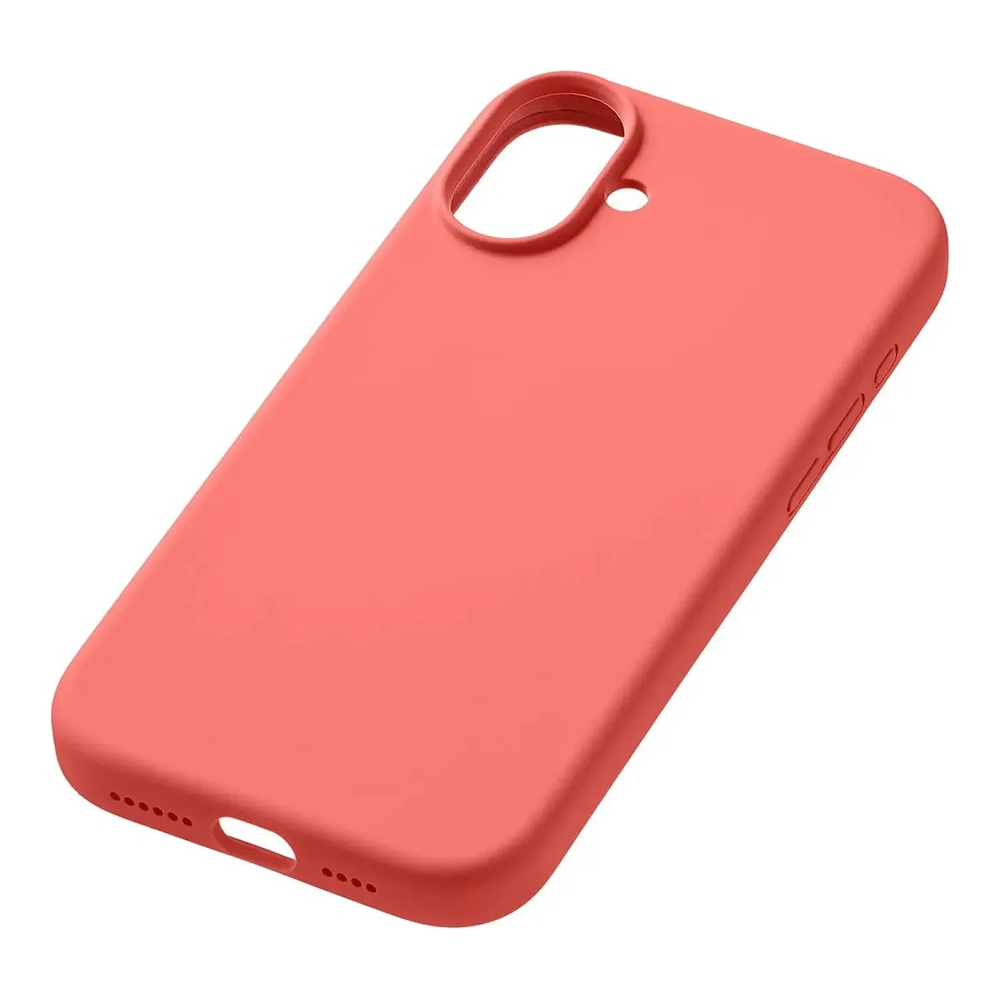 Чехол защитный uBear Touch Mag Case iPhone 16 Plus, софт-тач, коралловый